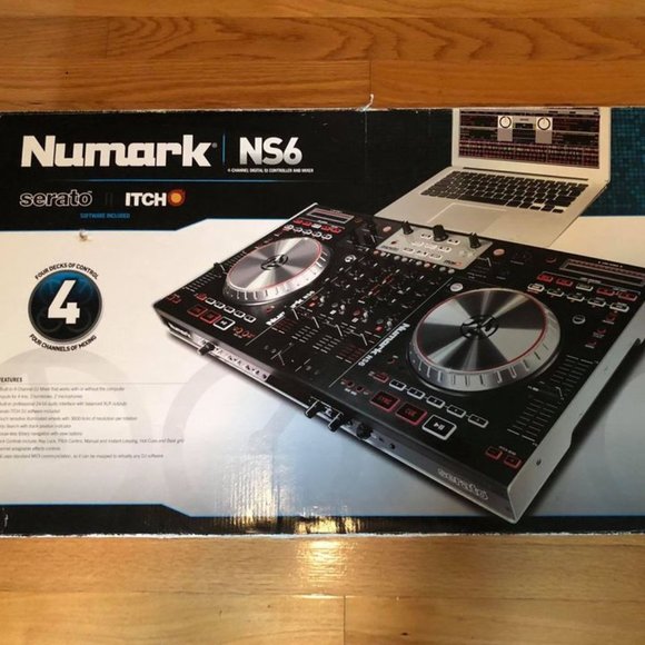 Numark NS6 Professional 4-Channel DJ Controller Mixer - Picture 3 of 7